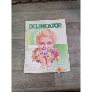 1934 APRIL THE DELINEATOR MAGAZINE - ILLUSTRATED FRONT COVER - L 11885